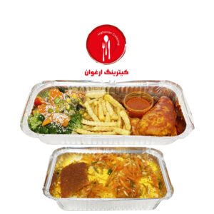 شیرین پلو با مرغ (با دورچین)