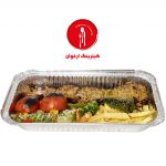 خوراک برگ (با دورچین)
