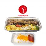چلو کباب چنجه (با دورچین)