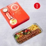 خوراک کباب کوبیده با دورچین