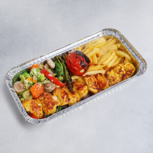 خوراک جوجه کباب با دورچین