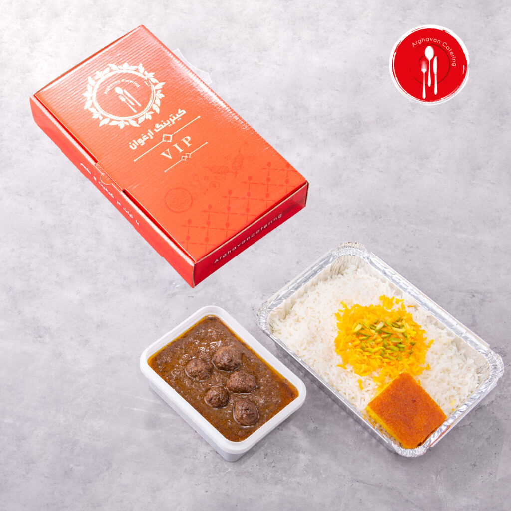 چلو خورشت فسنجان گوشت قلقلی (اکو ویژه )