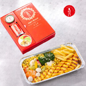 خوراک فیله مرغ گریل با دورچین ویژه